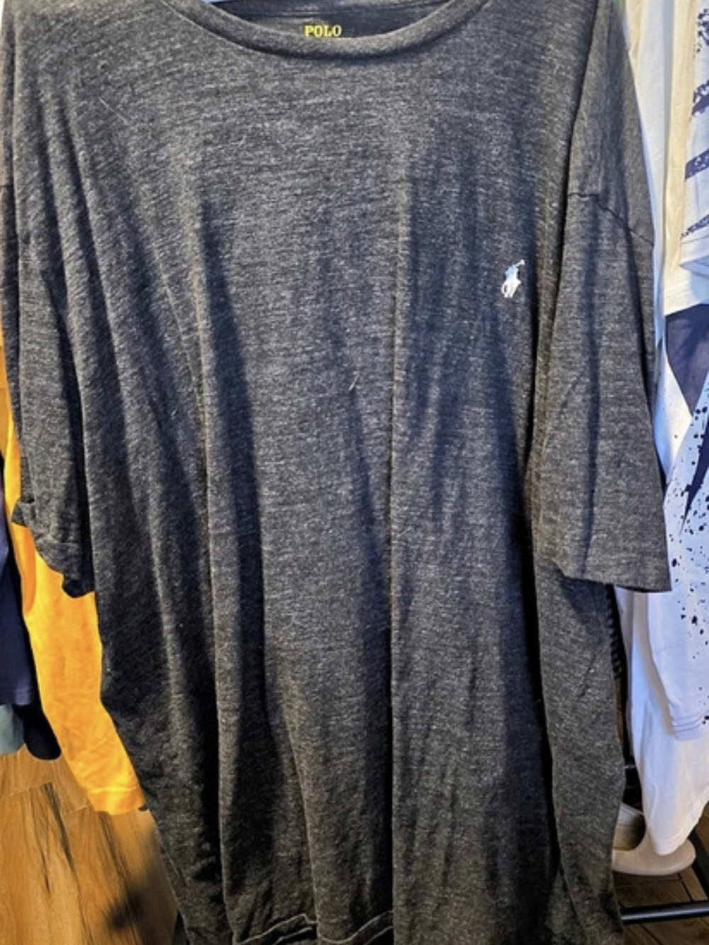 Polo Ralph Lauren Classic Fit Jersey Crewneck T-Shirt Gray